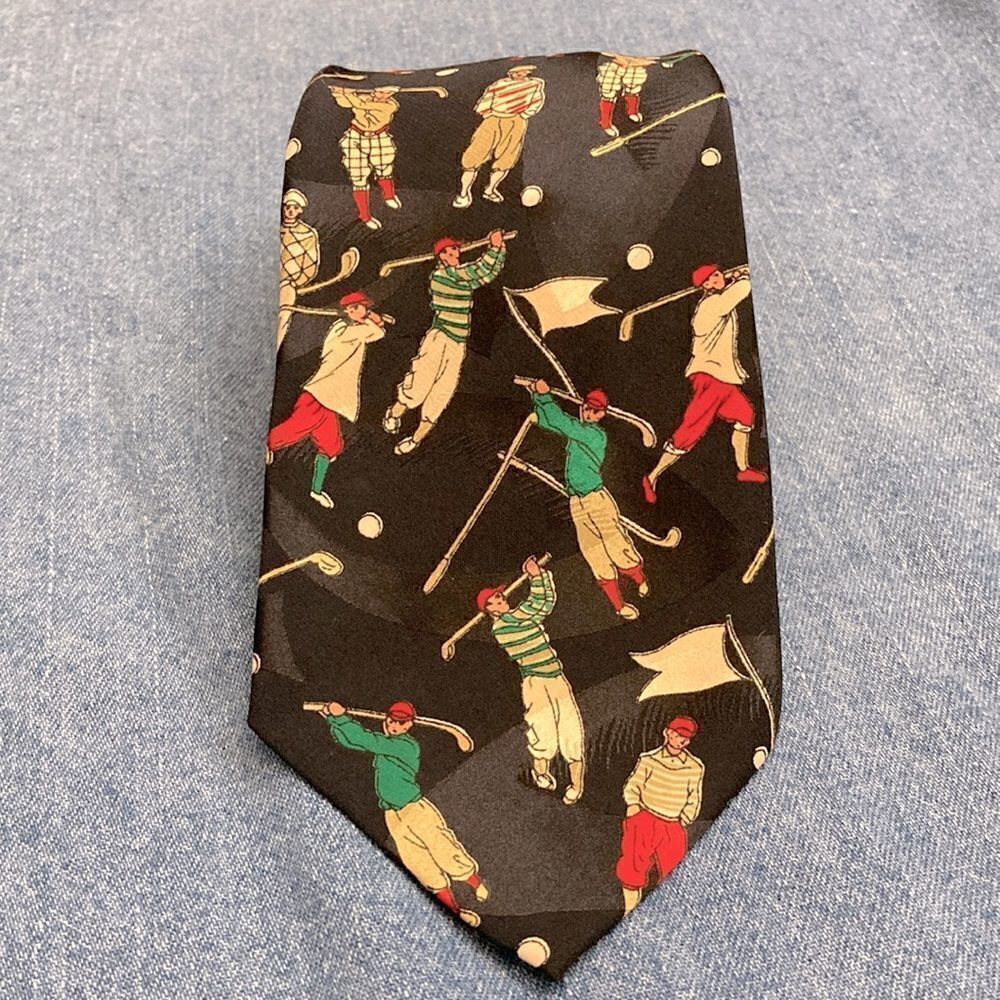SWANK. Golfing 🏌️♂️ tie